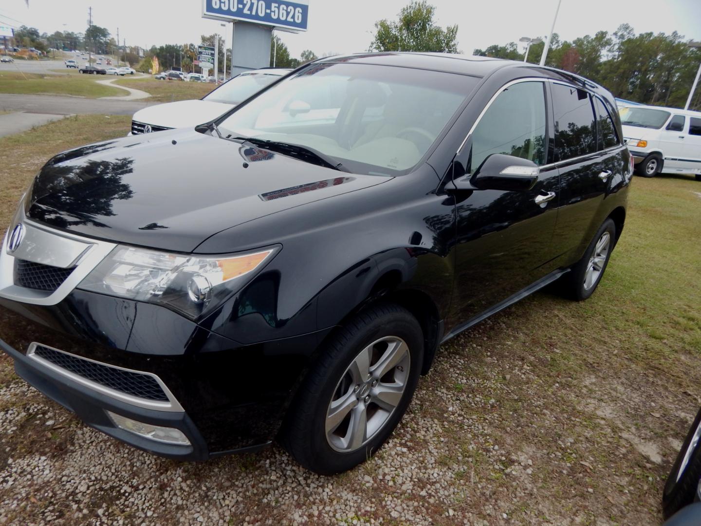 2011 Black /Tan Leather Acura MDX (2HNYD2H22BH) with an 3.7L 6 Cyl. engine, Automatic transmission, located at 3120 W Tennessee St, Tallahassee, FL, 32304-1002, (850) 575-6702, 30.458841, -84.349648 - Used Car Supermarket is proud to present you with this loaded immaculate 2011 Acura MDX SH-AWD with great miles, leather and 3rd row seating. Used Car Supermarket prides itself in offering you the finest pre-owned vehicle in Tallahassee. Used Car Supermarket has been locally family owned and operate - Photo#0